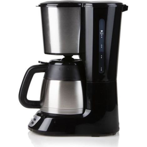 Cafetiere filtre - DOMO - DO709K - 1000 W - 1 L - 8 tasses - Ecran LCD - Minuteur 24 h - Acier inoxydable (1/5)