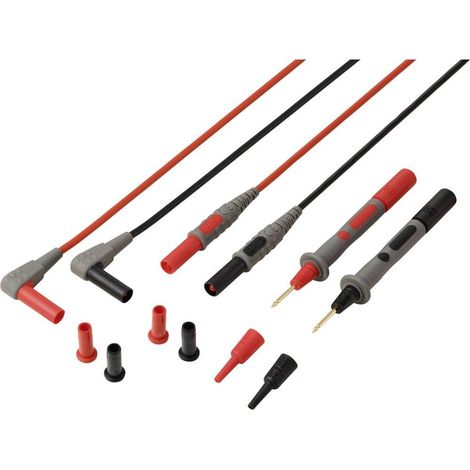 VOLTCRAFT MSL-850 Cavo di misura Spina 4 mm Sonda 1.2 m Rosso, Nero 1 Paio/a (1/5)
