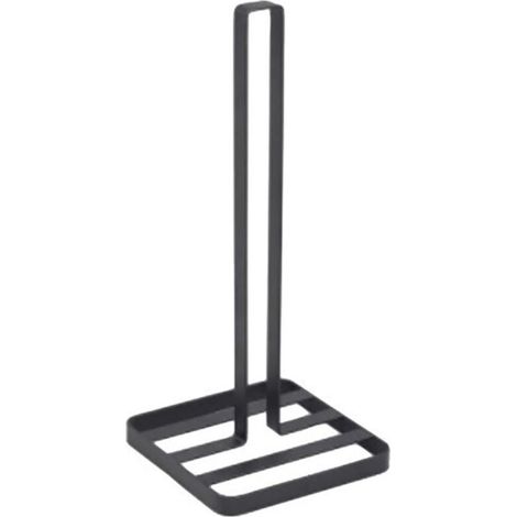 Porte Rouleau Essuie tout Acier Noir mat MSV (1/4)