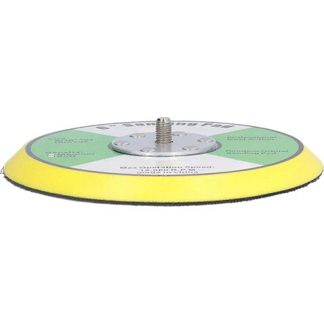 Klett-Stützteller für Druckluftschleifer und Poliermaschinen, PU-Stützteller zum Schleifen, Polieren und Glätten, 6 Zoll, 5/1