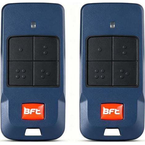 Télécommande motorisation de Porte BFT Mitto Cool C4 4 canaux 433 MHz Rolling Code D112318 lot of 2