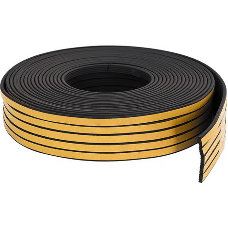 vidaXL Sello de ventana autoadhesivo Negro 10 x 4 mm 50 m Espuma EPDM (1/2)