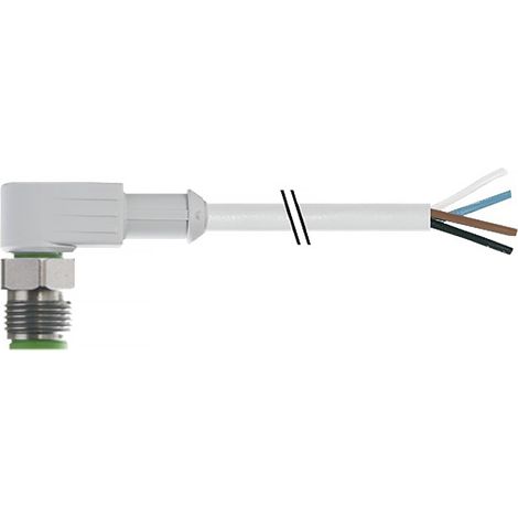 Connecteur industriel pré-câblé RS PRO 5 conducteurs , M12 Mâle, 5m ( Prix pour 1 )