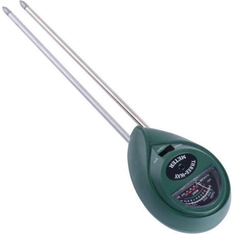 Outil Multifonctions Jardin 3 en 1 Testeur de Sol Mètre d'humidité, Lumière et Testeur de pH Mètre Acidité pour plante/ferme/pelouse (1/4)
