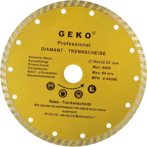 Diam. disco 180mm turbo geko profi (50)