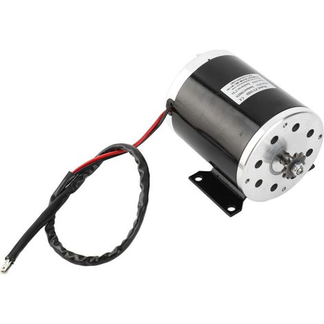 Moteur de Brosse électrique 500 W DC 24 V avec Support Moteur de Brosse électrique Moteur électrique pour Bricolage Scooter électrique Vélo électrique Gokart (1/4)
