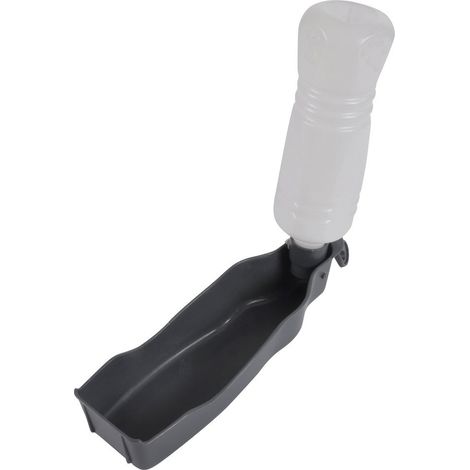 Reiseflasche für Hunde, 500 ml, dunkelgrau