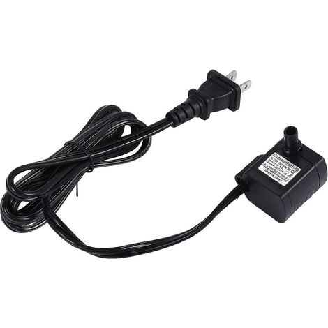 Mini pompe à eau submersible 110 V CA 3 W pour aquarium, fontaine, bassin, prise américaine 110 V (1/5)