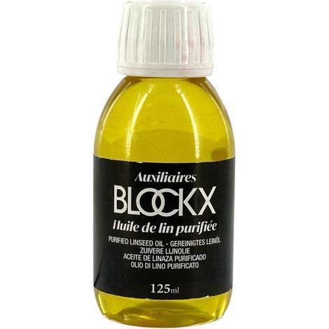 Huile d'oeillette flacon en verre Blockx