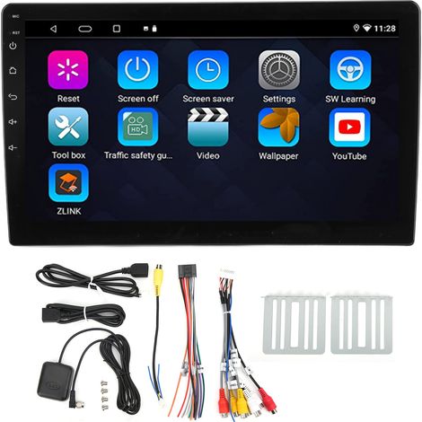 Autoradio universel 10,1 pouces, lecteur multimédia DVD, WIFI, Navigation GPS, pour système Android 10.0, 12V (1/5)