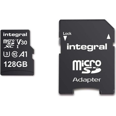 128 gb hochgeschwindigkeits microsdhcxc v30 uhs i u3 speicherkarte (1/2)