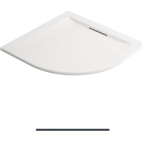 Receveur de douche 80 x 80 JACOB DELAFON Flight Pure quart de rond blanc