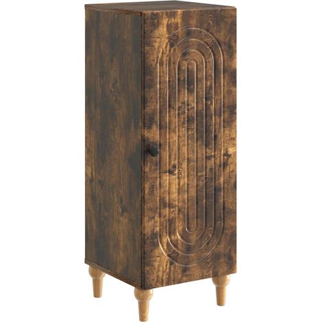 Credenza Rovere Fumo 33 x 34,5 x 90 cm Legno ingegnerizzato vidaXL