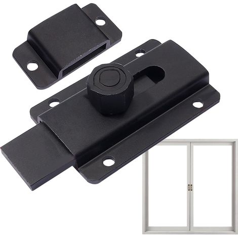 resistant Aluminum Sliding alloy latch door lock Wear Portable Compact (1/5)