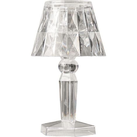 Liquidation Lampe de chevet VALSEEL Veilleuse en cristal Lampe de bureau en cristal avec commande (1/5)