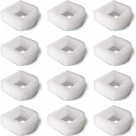 Ersatz-Schaumstofffilter (12er-Pack) für Trinkbrunnen für Katzen, Hunde und andere Haustiere – kompatibel mit Keramikbrunnen und Drinkwell 360 Edelstahlbrunnen (1/4)