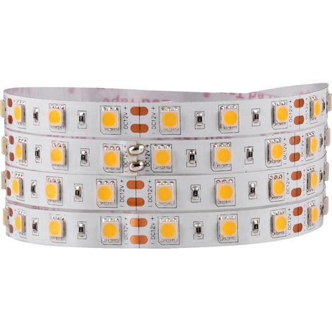 Ruban LED 12V 5m IP20 3000K 2300lm variable Polux306524 (1/5)