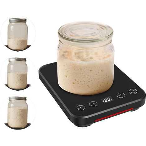 Chauffe - pâte - Outil de levure de pain - Tapis de marche avec minuterie (1/5)