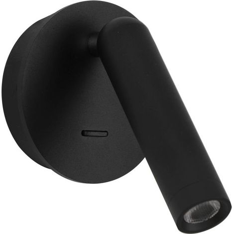 Applique liseuse noire orientable LED 2,5W Carda Italux (1/2)