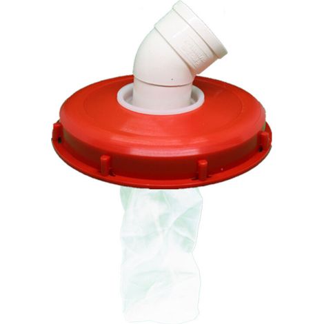 Couvercle IBC avec Filtre en Nylon, 245mm Filtre Cuve IBC Couvercle, rouge (1/3)