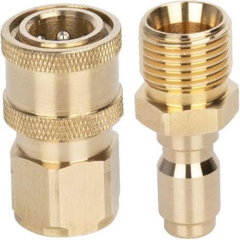 Kit d'adaptateurs pour nettoyeur haute pression M22 pour nettoyeur haute pression - Kit de raccordement rapide (1/5)