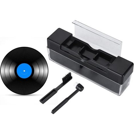 Dailygoods Schallplattenreiniger Antistatische Reinigungsbürste Umweltfreundliche Formel Kompakte Größe Entfernt Staub Geeignet für Schallplatten (1/5)
