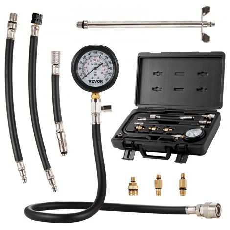 Testeur de Compression avec 9 Kits d’Adaptateurs Compressiomètre (1/5)