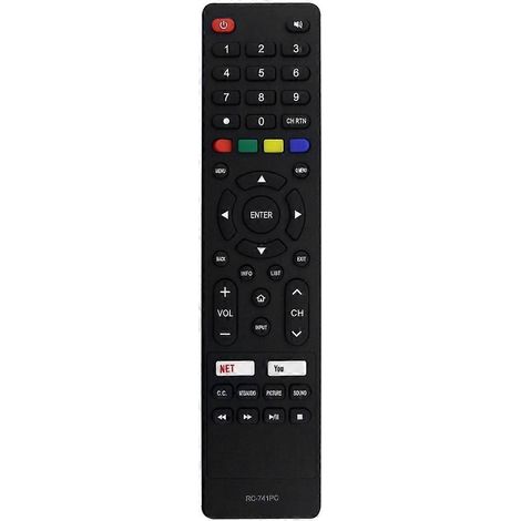 Télécommande de remplacement RC-741PC pour téléviseur intelligent DAEWOO Alux RC-741PC Al55ASUHD 3D 4K LED HDTV (1/5)