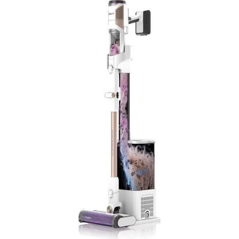 Aspirateur balai sans sac 240W – Autonomie 60 min – Niveau sonore 82 dB – Pour tapis et sols durs – Couleur blanche – Shark (1/5)