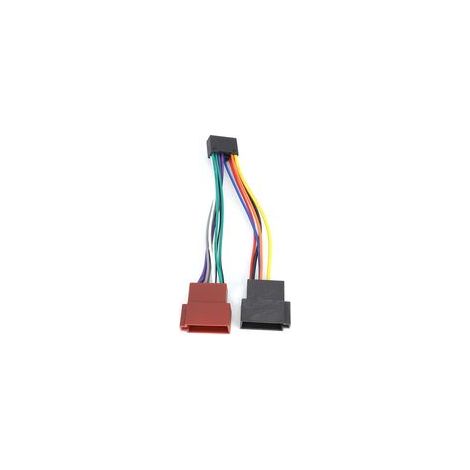Adaptador ISO hembra de 16 pines para cableado automotriz: compatible con Kenwood NC, conexión fiable y plug-and-play.