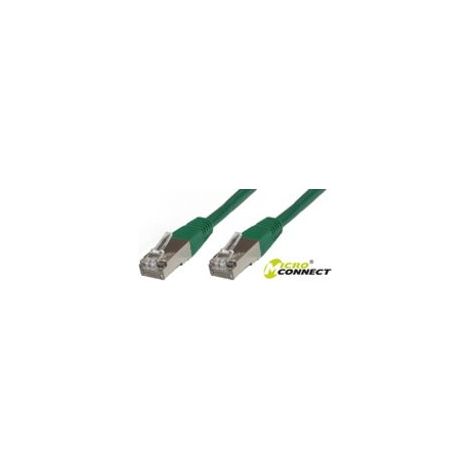 MicroConnect RJ-45/RJ-45 Cat6 0,5 m ? Netzwerk-Kabel (RJ-45, RJ-45, männlich/männlich, CAT6, S/UTP (STP), grün) (1/3)