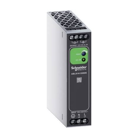 SCHNEIDER ELECTRIC ABLS1A12060E ALIMENTATION RAIL DIN 6.3 A 75 W CONTENU 1 PC(S)