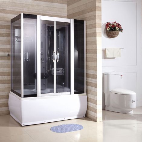 Combiné baignoire-douche SYMI 130/150 ou 170x85x215 cm - 130cm