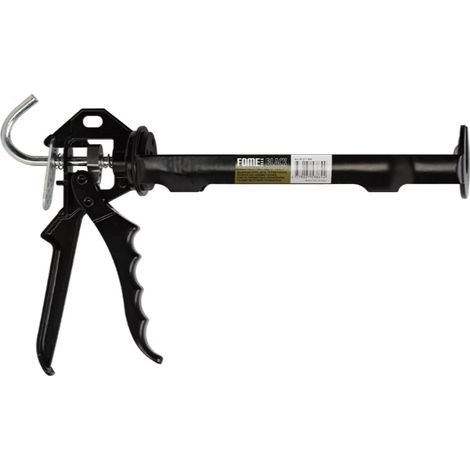 Kartuschenpistole FOME FLEX schwarz – für Dicht- und Klebstoffkartuschen – professionelles, präzises und ergonomisches Modell