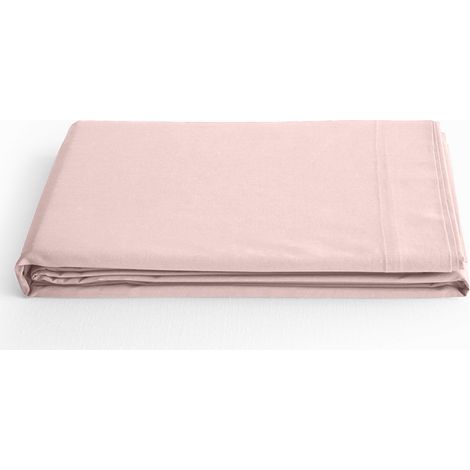 Drap plat "Prémium" pour lit 1 place & 2 places - Prémium Rose Dragée - 240 x 300 cm pour lit 2 places - Prémium Rose Dragée -