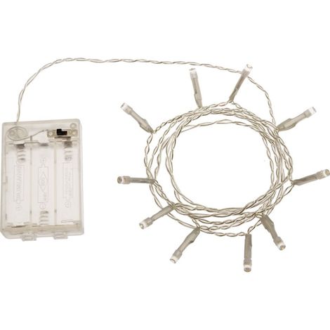 CATENA CON 10 LED BIANCO FREDDO LUCI NATALE (1/3)