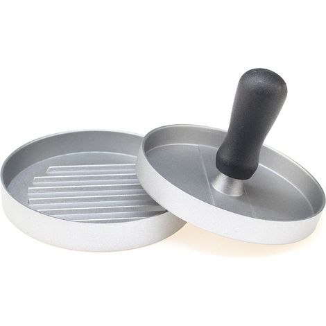 Promotion Presse à Hamburger - Presse à Steak Haché 12cm - Appareil à Burger pour Cuisine Viande Hachée - Fond Amovible - Grill Barbecue Poêle (1/5)
