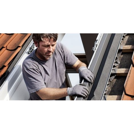Raccord de remplacement à isolant Gris 114x118 cm VELUX tuile jusqu'à 120 mm de relief - EW SK06 6000