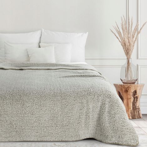 Coperta in microfibra Eurofirany 200 cm x 220 cm beige 1 pz. (1/5)