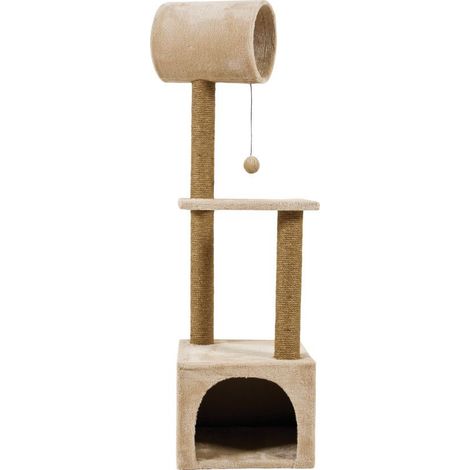 Tiragraffi trio per gatti ad albero in canapa 35x35x123h (1/4)