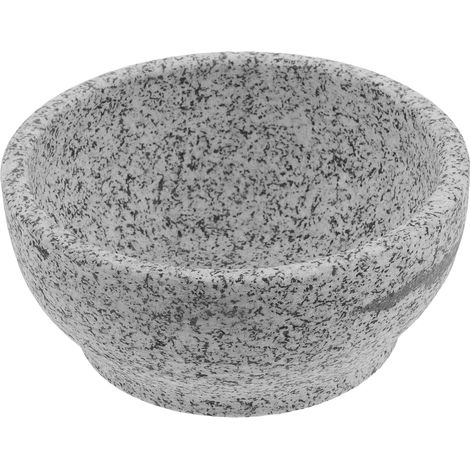 Bol Porte-huiles Aromathérapie en Pierre Résistante la Chaleur 600 ML, Diffuseur D’huiles Essentielles pour Sauna Domestique, Accessoire Sauna 16 Cm pour Diffusion Équilibrée
