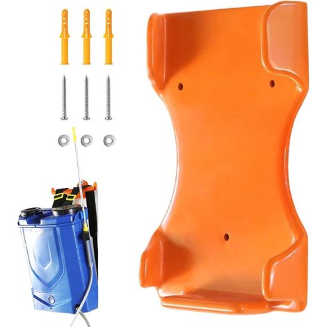 Gebläsehalter – Robuste Wandhalterung für Freischneider, Halter für Gartengeräte, Organizer für Heckenscheren, sicherer Verriegelungshalter (1/5)