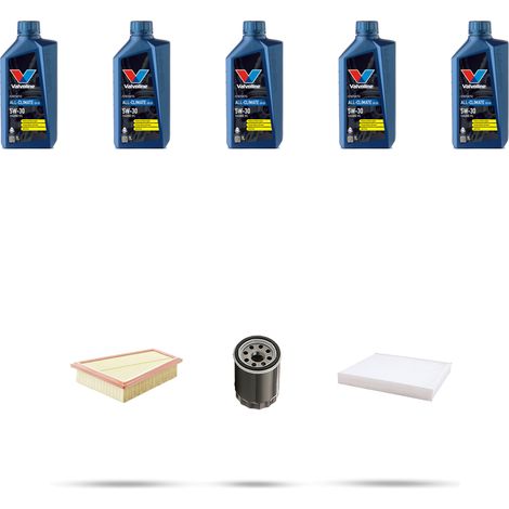Kit tagliando 3 FILTRI e 5L OLIO compatibile con Nissan Qashqai (J10E,JJ10E) 1.6 84kw Dal 2007 (1/5)