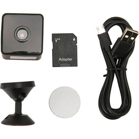 Caméra de Surveillance WiFi Intérieure HD 1080P avec Détection de Mouvement, Vision Nocturne Infrarouge et Carte Mémoire 64G (1/5)