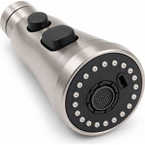 Brushed Pull-Out Kitchen Tap Spray Head 11 cm (1/5)
