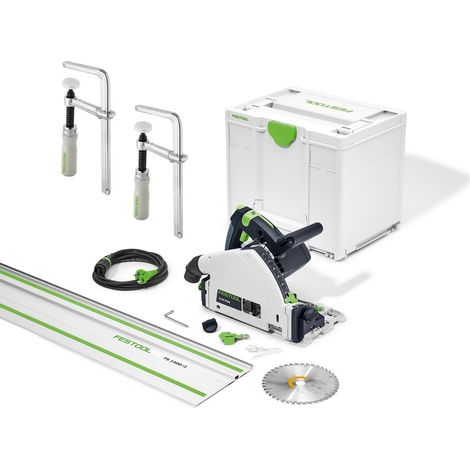 Festool Tauchsäge TS 55 FEBQ Plus FS Führungsschiene 1400/2 FSZ 120 SYS3 M 337 (1/5)