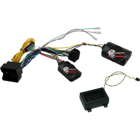 Interface Commande au volant BM9 compatible avec BMW 01-16 Fakra Radars recul Centrale seule