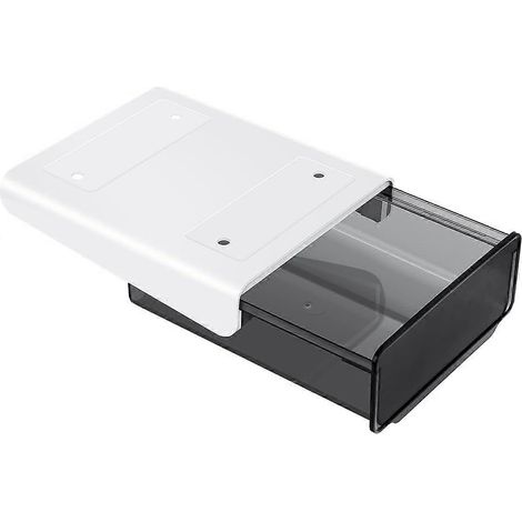 tiroir sous bureau, rangement dissimulé sous la table, plastique auto-adhésif (1/5)