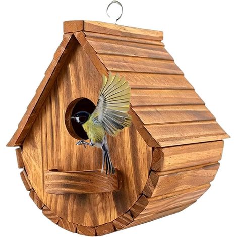 Maisons à papillons pour l'extérieur – Abeille en forme de larme en bois, outil de maison à oiseaux, porche de patio, matériau polymère durable Jardin Jardin Cour Patio Porche Arbre Balcon Parc pour (1/5)