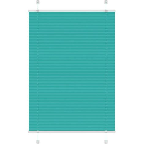 Plissee Petrolgrün 95x150 cm Stoffbreite 94,4 cm Polyester